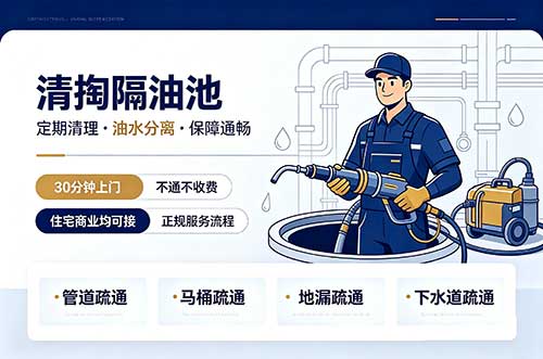 酉阳清掏隔油池